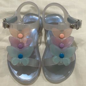 Osh Kosh Jelly Butterfly Toddler Girl Sandals Cute Fashion Size 7